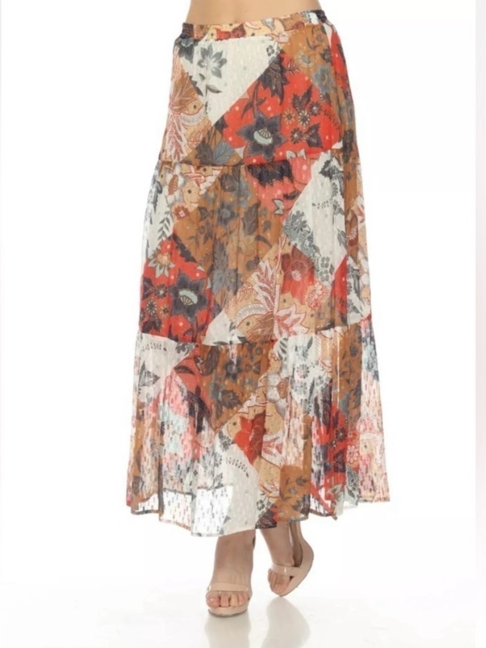 Johnny Was Jade Maxi Floral Skirt
